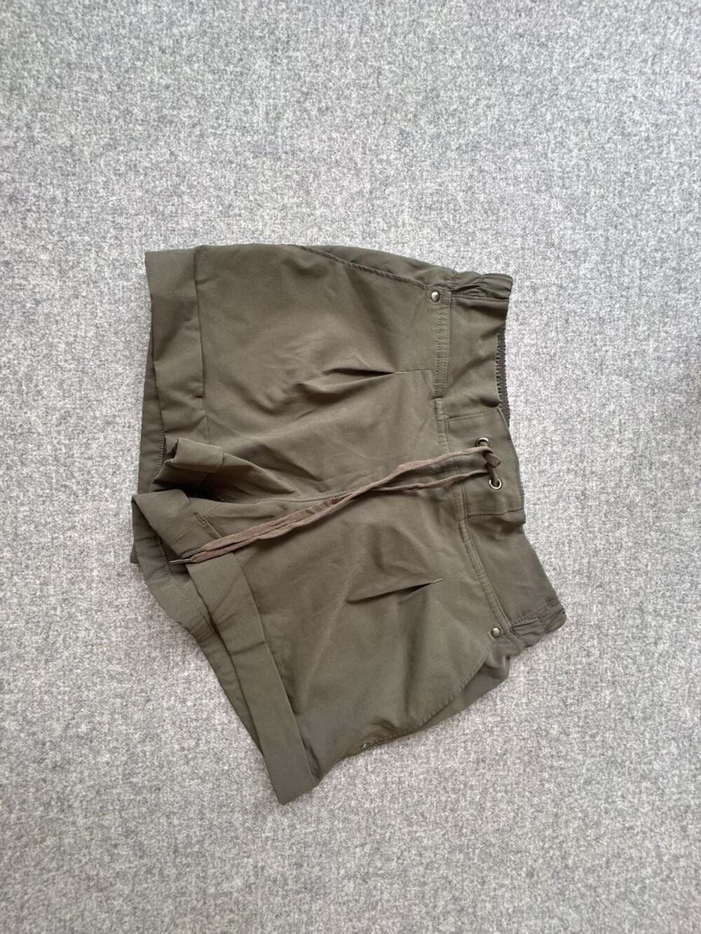 Mondetta Outdoor Project Women's Olive Green Drawstring Shorts Size S